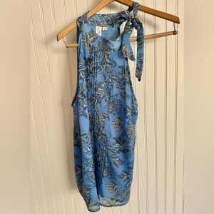 Joie Medium Top Light Blue Paisley